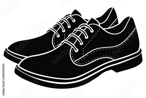 Shoes Silhouette Vector Illustration