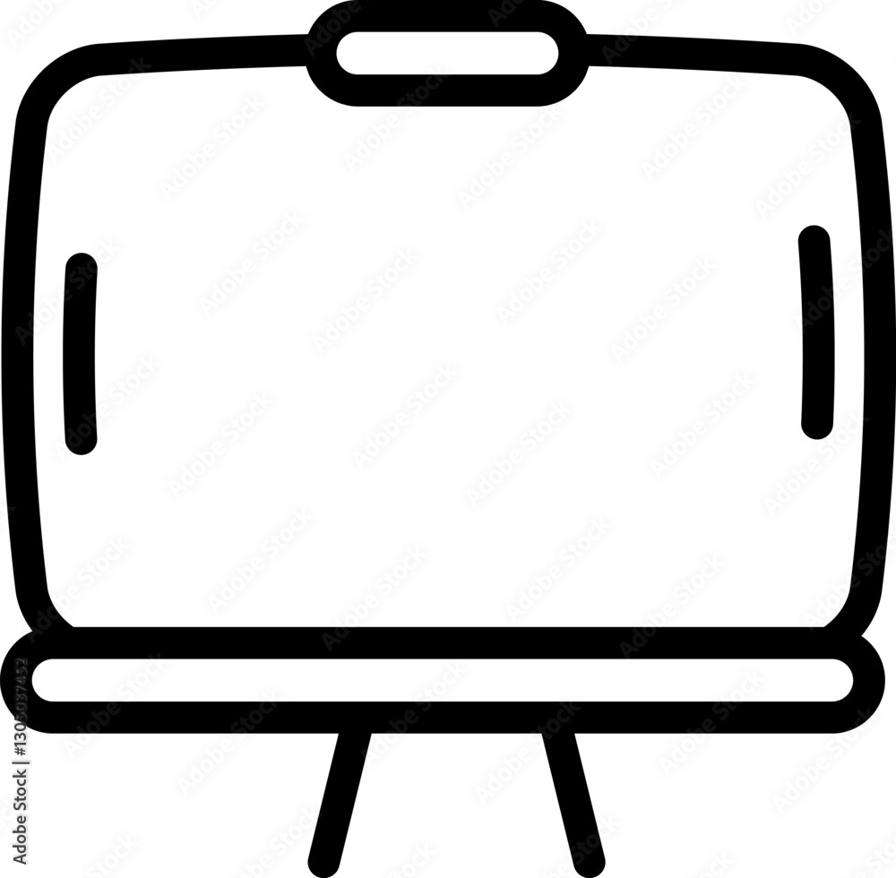 Clean Outline Blackboard Icon – Education & Learning Clean Outline Blackboard Icon – Education & Learning