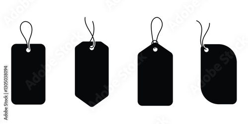 Price tag icons set. Tag icon vector. Shopping sale price tag icon with editable vector format.