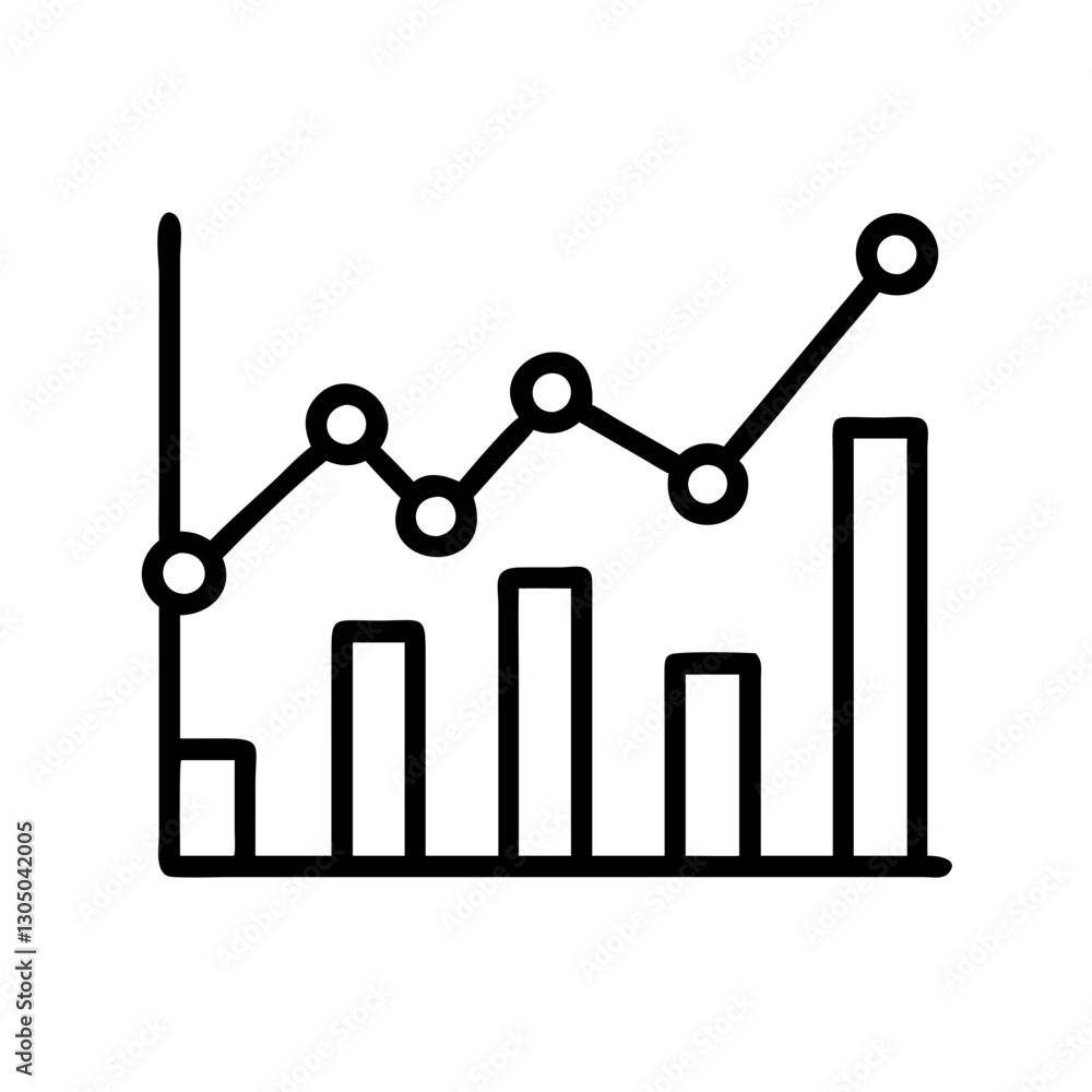marketing Google Analytics dashboard line icon marketing Google Analytics dashboard line icon