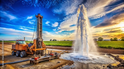 Artesian Well Water Drilling: Groundwater Supply Project