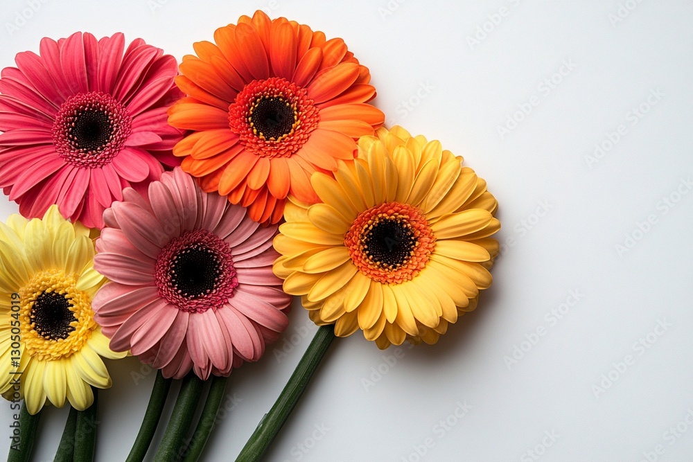 Many different coloring flowers in the summer isolated on white background Many different coloring flowers in the summer isolated on white background