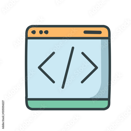 Free Download General programming syntax vector icon - GFXLoad
