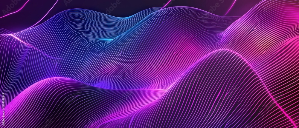 Abstract Waves of Light with Vibrant Colors and Flowing Patterns Abstract Waves of Light with Vibrant Colors and Flowing Patterns