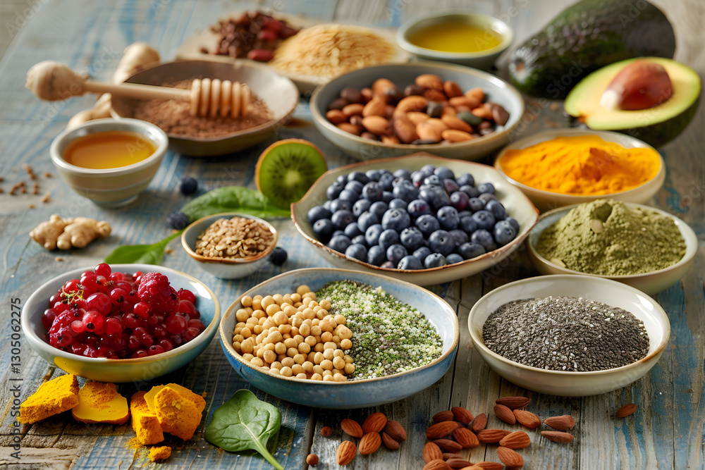 Showcasing a Variety of Superfoods and Their Multi-Benefit Nutritional Value Showcasing a Variety of Superfoods and Their Multi-Benefit Nutritional Value