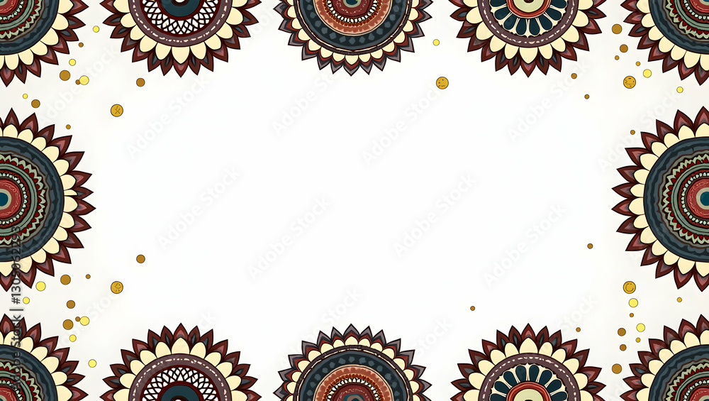 Yin Yang and Mandala Patterns Border Frame with Copy Space for World Philosophy Day: Embrace Harmony with Symbolic Designs and Empty Space for Creative Concepts Yin Yang and Mandala Patterns Border Frame with Copy Space for World Philosophy Day: Embrace Harmony with Symbolic Designs and Empty Space for Creative Concepts