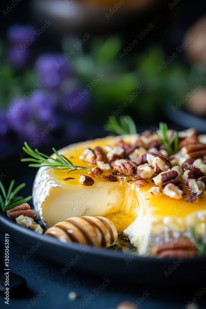 Warm Baked Brie with Honey and Nuts for Elegant Entertaining Warm Baked Brie with Honey and Nuts for Elegant Entertaining