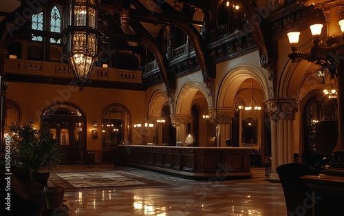 interior shot of a hotel 