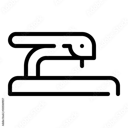 hole puncher line icon