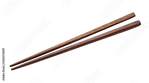 chopsticks isolated on white