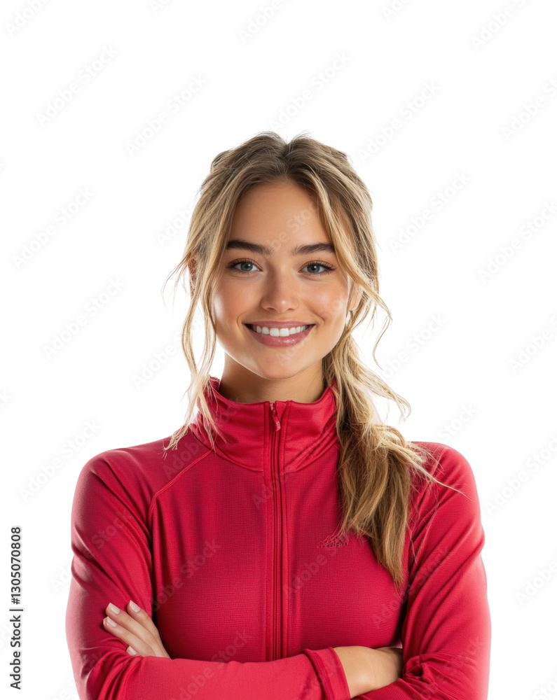 Athlete portrait bright confidence isolated on transparent background png Athlete portrait bright confidence isolated on transparent background png