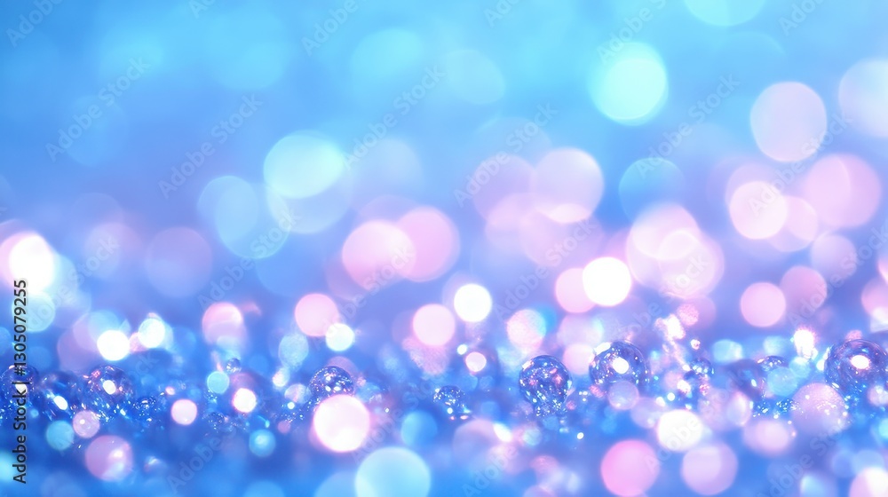 Soft glowing bokeh lights, vibrant blue and purple hues creating a dreamy atmosphere, ideal for backgrounds or festive themes Soft glowing bokeh lights, vibrant blue and purple hues creating a dreamy atmosphere, ideal for backgrounds or festive themes