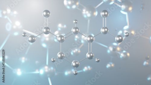 Photos isophthalic acid molecular structure, 3d model molecule, isomer structural chemi