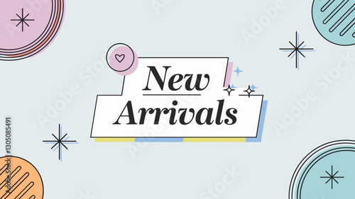 Minimalist New Arrivals Promotional Banner