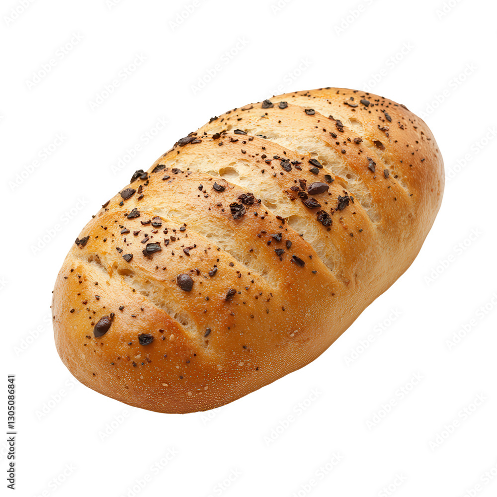 Artisan Loaf: A freshly baked artisan loaf, with a golden crust speckled with dark seeds. A visual feast for the senses, inviting a taste of warm, rustic delight. Artisan Loaf: A freshly baked artisan loaf, with a golden crust speckled with dark seeds. A visual feast for the senses, inviting a taste of warm, rustic delight.