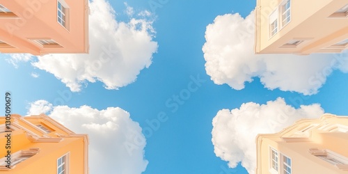 Urban Oasis: Skyward perspe...