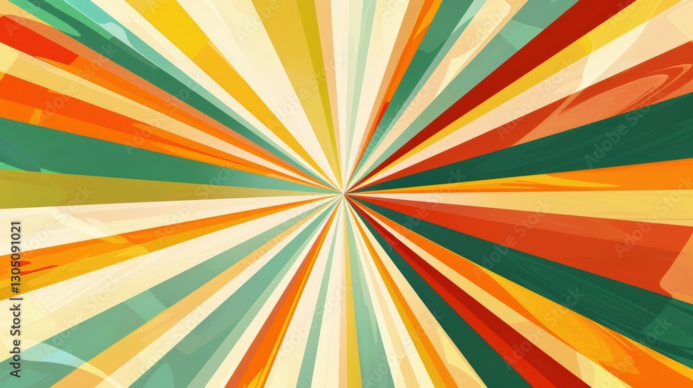 Colorful abstract radial burst design Colorful abstract radial burst design