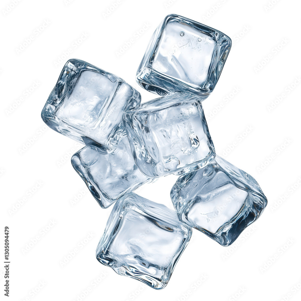 Ice cubes melting in a glass kitchen setting beverage photography Ice cubes melting in a glass kitchen setting beverage photography