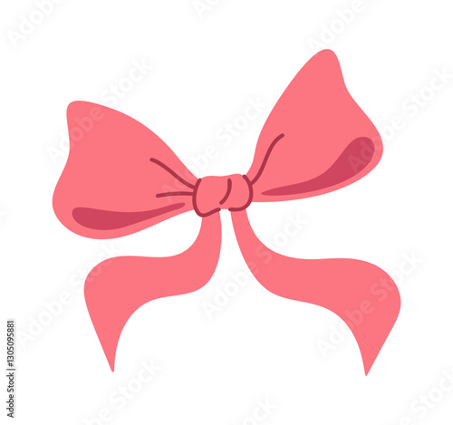 Aesthetic bow knotted ribbon accessory