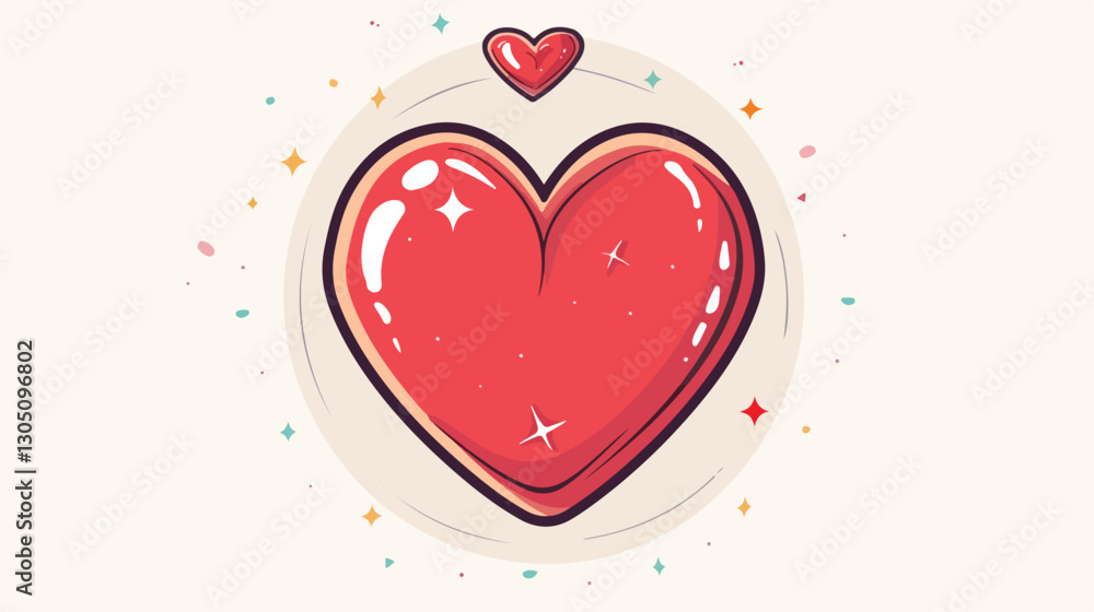 Heart Love Isolated Icon Vector Illustration Design for Romantic Concepts Heart Love Isolated Icon Vector Illustration Design for Romantic Concepts