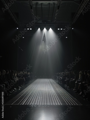 Wallpaper Mural Dramatic runway setup for a fashion show Torontodigital.ca