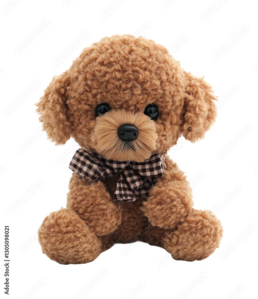 Cute plush puppy toy home soft toy isolated on transparent background png Cute plush puppy toy home soft toy isolated on transparent background png