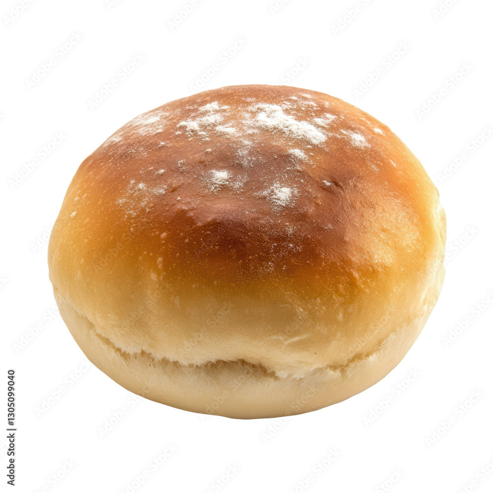 Delicious Bread Roll: A perfectly baked bread roll, golden brown and fluffy, dusted lightly with flour, appetizing and ready to be enjoyed. Delicious Bread Roll: A perfectly baked bread roll, golden brown and fluffy, dusted lightly with flour, appetizing and ready to be enjoyed.