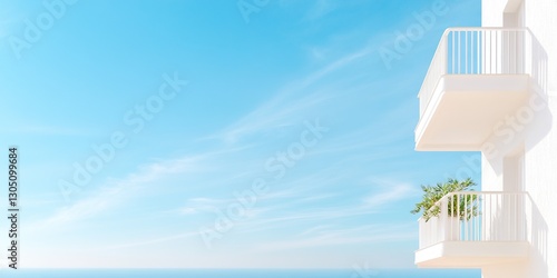 Balcony by the Sea: A brigh...