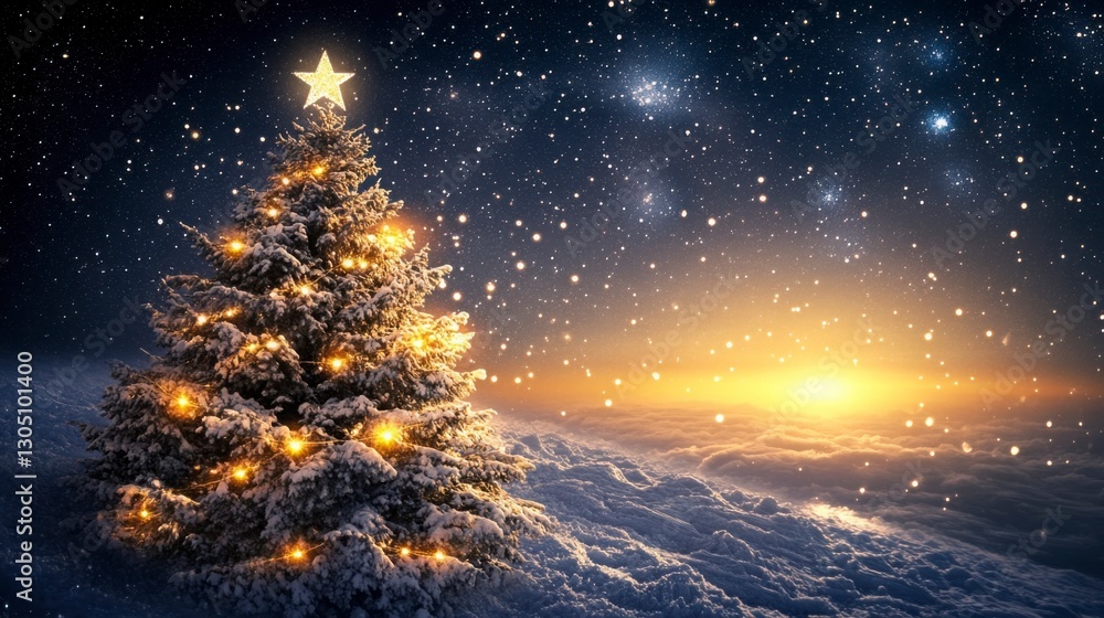 A breathtaking image of Earth atmosphere illuminated by the rising sun, with stars above A breathtaking image of Earth atmosphere illuminated by the rising sun, with stars above
