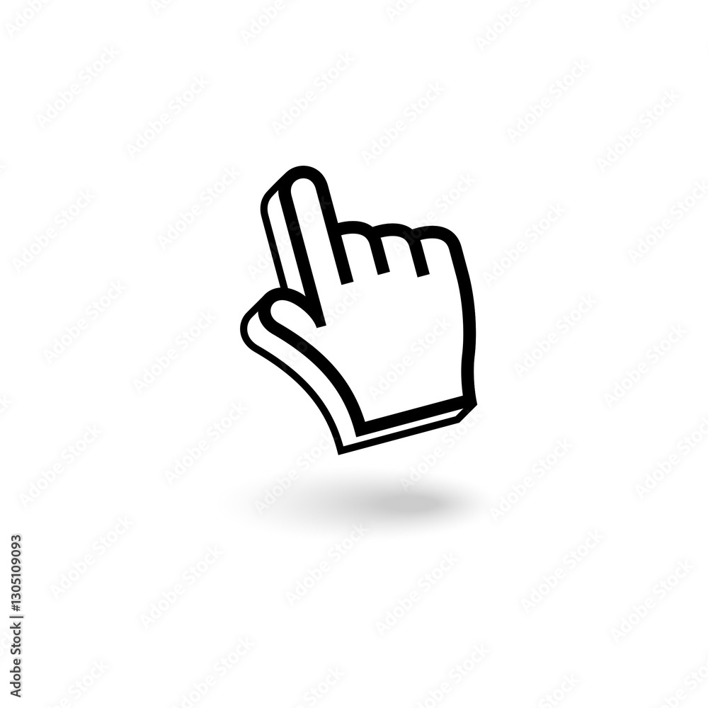 3d hand cursor 3d hand cursor