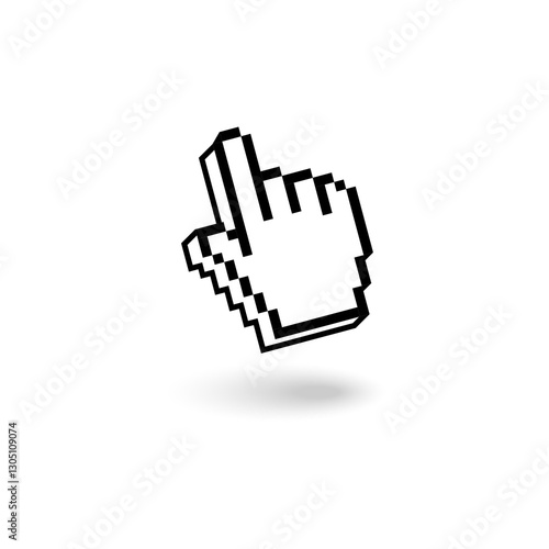 3d hand cursor