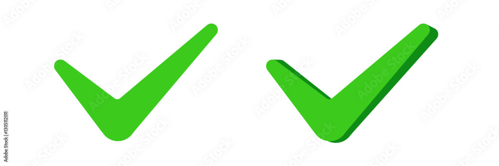 Two large green check marks side by side, symbolizing approval, success, or correct action. Two large green check marks side by side, symbolizing approval, success, or correct action.