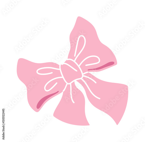 Girly vintage bow knotted ribbon