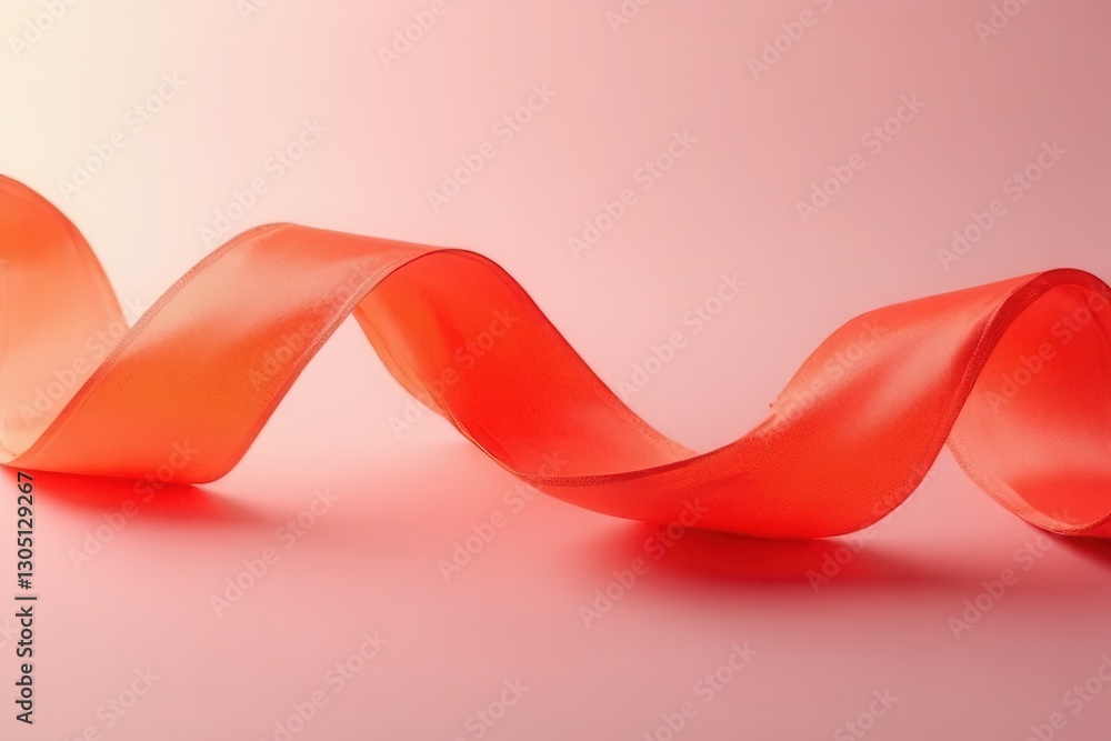 vibrant polished titanium ribbon with a vibrant fade left in a soft coral glow in flowing with a vibrant fade leftsoft coral glow - Abstract Design Art vibrant polished titanium ribbon with a vibrant fade left in a soft coral glow in flowing with a vibrant fade leftsoft coral glow - Abstract Design Art