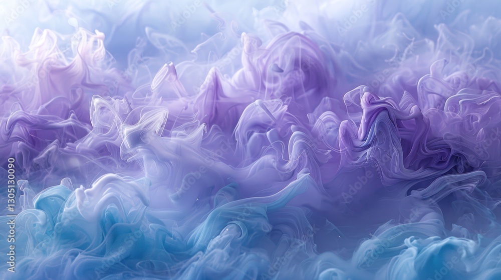 Delicate wisps of mist create a smooth transition from deep purple to teal, enhancing a serene ambiance Delicate wisps of mist create a smooth transition from deep purple to teal, enhancing a serene ambiance