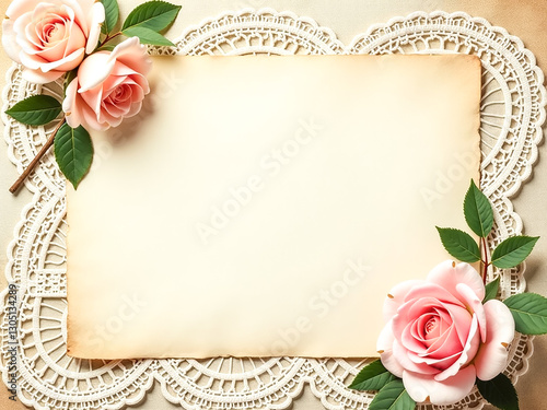 Wedding background for designer with place for text, top view. copy space. Templates for cards and posters. Desktop background, Background for notepad, cards. photo