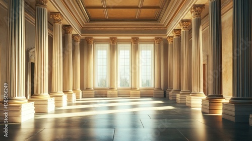 Grand Columns Sunlight Gallery Interior