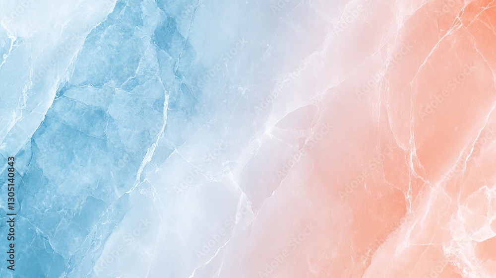 Fototapeta premium Abstract marble texture, cool to warm gradient