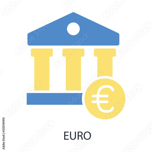 euro icon. vector.Editable stroke.linear style sign for use web design,logo.Symbol illustration.