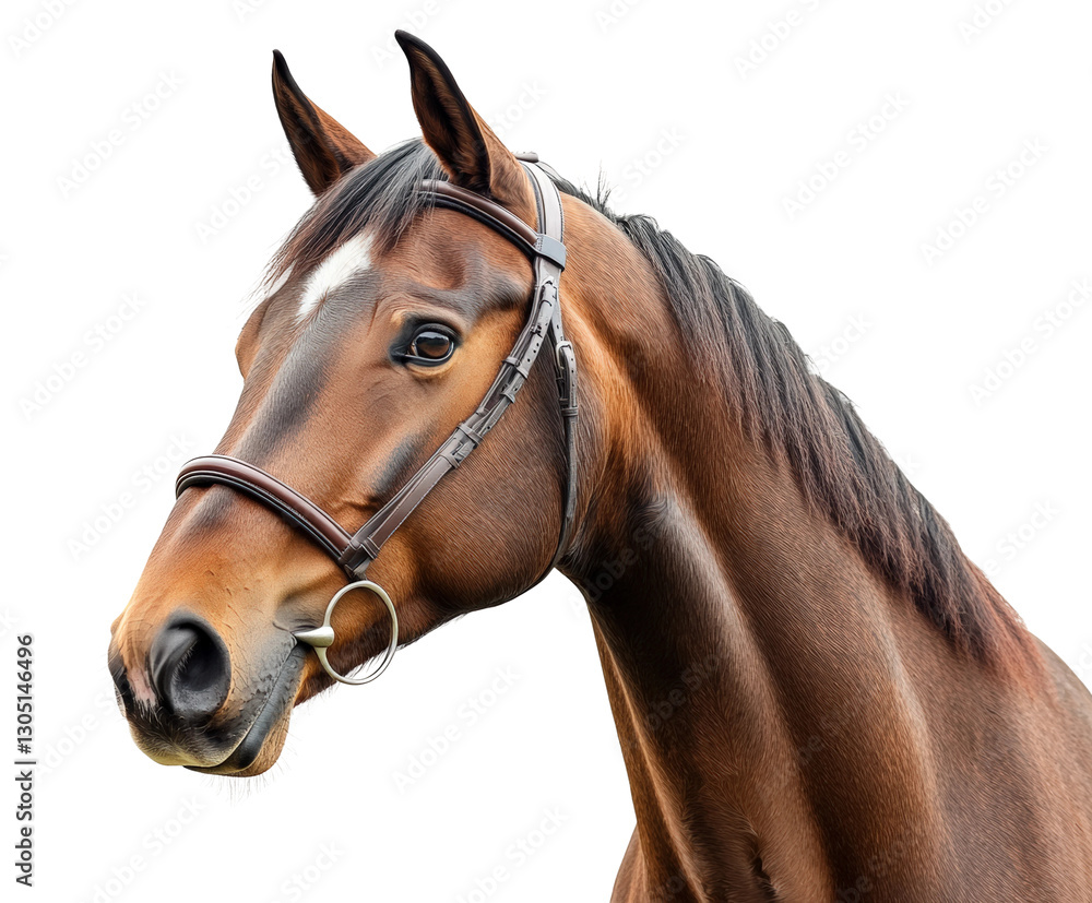 Captivating portrait of a horse head equine beauty isolated on transparent background png Captivating portrait of a horse head equine beauty isolated on transparent background png