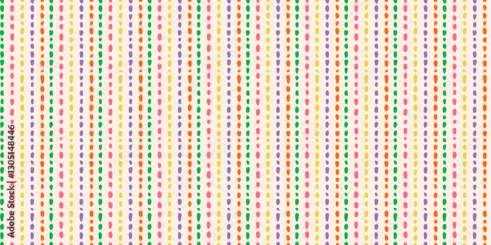 Stripped seamless vector pattern. Hand drawn dash line paint brush seamless Stripped seamless vector pattern. Hand drawn dash line paint brush seamless