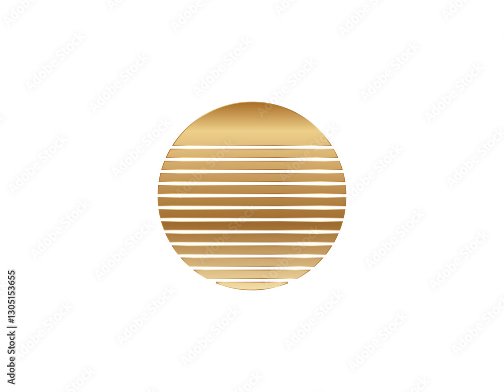 A retro circular sun design with geometric lines, capturing the vibrant eighties aesthetic. A retro circular sun design with geometric lines, capturing the vibrant eighties aesthetic.