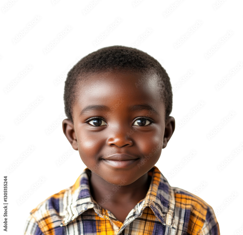 Joyful portrait of smiling african boy isolated on transparent background png Joyful portrait of smiling african boy isolated on transparent background png