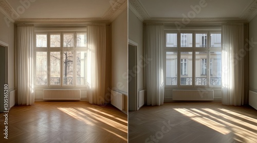 Wallpaper Mural Parisian Apartment Sunlight Contrast Torontodigital.ca