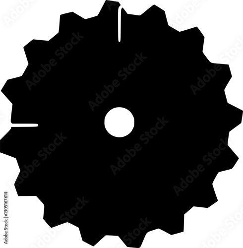 Circular saw vector icon

