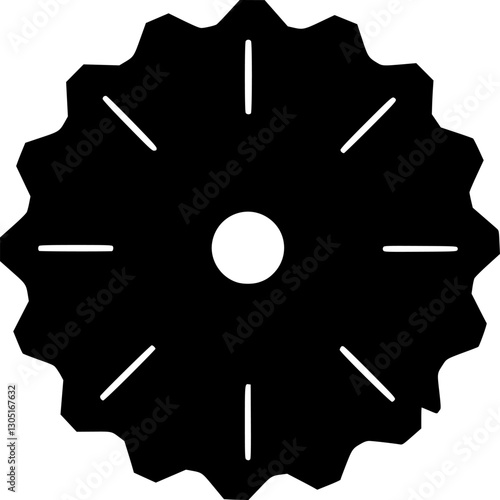 Circular saw vector icon

