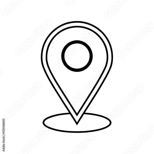Free Download map pointer with pin icon - GFXLoad