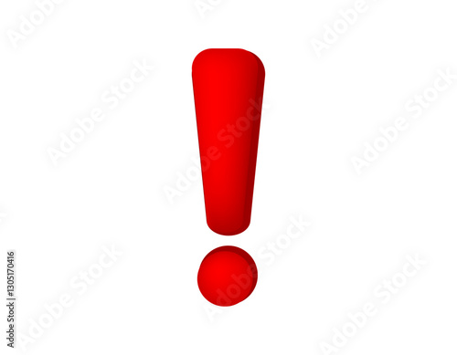 A bold red exclamation mark stands out on a white background, emphasizing importance or caution.