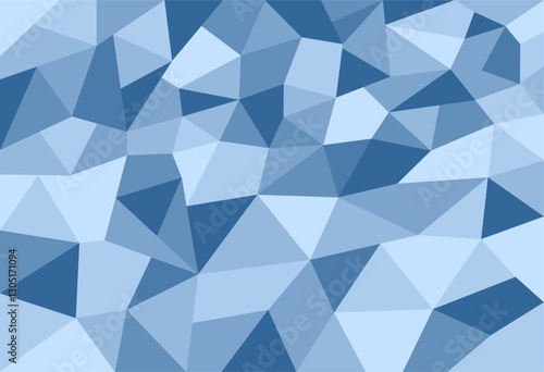 Vector of blue polygon background