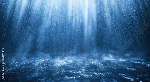 Underwater Light Beam, Abstract Background